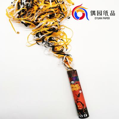 China Festival Decoration Launcher Custom Handheld Biodegradable Kind Reveal Powder Foil Popper Confetti Cannon for sale