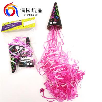 China Party Decoration Artificial Flowers Party Supplies Shoot Colorful Confetti Streamer for sale