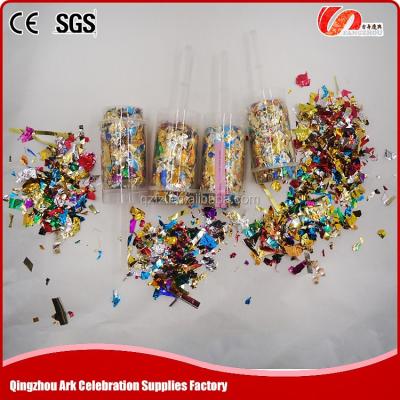 China Cheap Best Paper Or Metallic Design Wedding Party Confetti Push Pop For Sale for sale