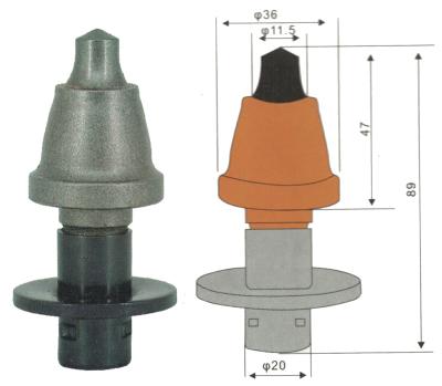 China Construction material shops milling picks DT7/20 cutting teeth and bits for wirtgen machine for sale