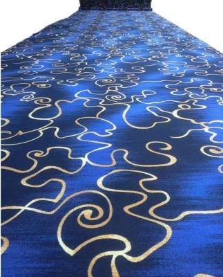 China Stain Resistant 2022 Modified Polyester New Design Printed Carpet Suits Hotel Desk Mat for sale