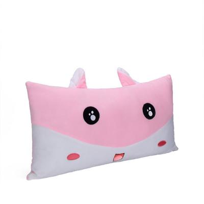 China Cute Promotion Hot Sale Hug Pillow Plush Toys Gifts Or Toys With Cat Shark Bunny Ladybug Elephant Jellyfish Butterfly Cactus Peach Watermelon for sale