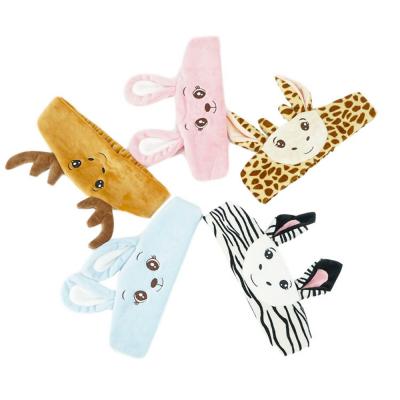 China 2021 Promotion Wholesale Reusable Adjustable Cute Cartoon Eye Masks Gifts Or Masks With Unicorn Frog Rabbit Giraffe Leopard for sale