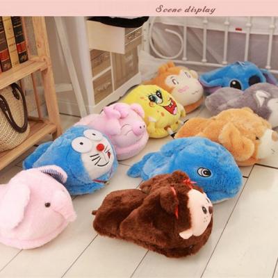 China 2021 Promotion Gifts Or Animals Custom Lovely Cotton Plush Warm Slippers For Summer Santa Adults Home House Bedroom Women Men Baby Kids for sale