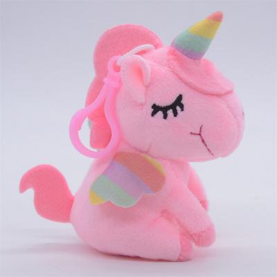 China Gifts or Multicolor Cute Unicorn Plush Keychain Custom Promotion Selection for sale