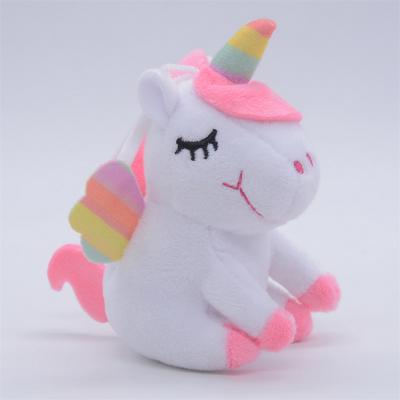 China Multicolor Cute Unicorn Animal Plush Keychain Promotion Gifts or Selection for sale