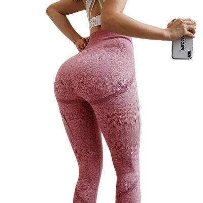 China Wholesale Breathable Hot Sale Fitness Yoga Pants Spandex Seamless Yoga Gaiters for sale