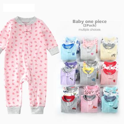 China One Piece 2 Packs Newborn Infant 100% Infant Baby Romper Cotton Baby Clothes Baby Rompers For 3~24months for sale