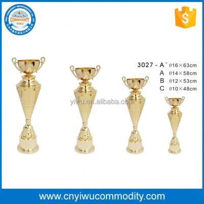 China China Champions League Custom Plastic Trophy for sale