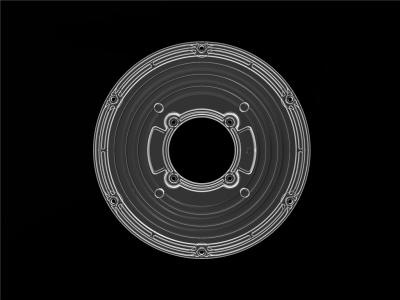 Chine Lentilles d'optique du PC LED avec le fonctionnement de revêtement d'Abrazine de -40℃ à +120℃ à vendre