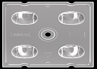 China 2x2 der Reihen-LED Grad-Öffnungswinkel Straßenlaterne-der Linsen-50*150 mit Cree XTE LED zu verkaufen