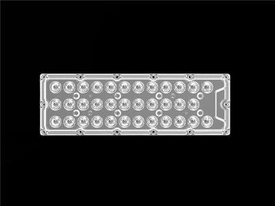 China High Efficiency Square LED Optics Lenses Lowest Total Cost Solution 35 In 1 for sale