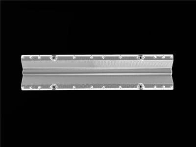 중국 선형 빛 85*120 정도를 위한 단 하나 줄 LED 광학 렌즈는 측향합니다 판매용