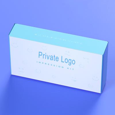 China Custom Brand New Foldable White Cardboard Plain White Paper Packaging Logo Packaging All Size Products Logo Cosmetic Box for sale