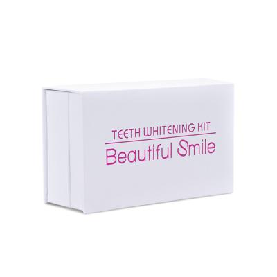 China Recycled Materials Tops Fashion Luxury Cardboard Rigid Recycled Lid And Low Box Wholesale Custom Teeth Whitening Kit Paper Box Packaging for sale