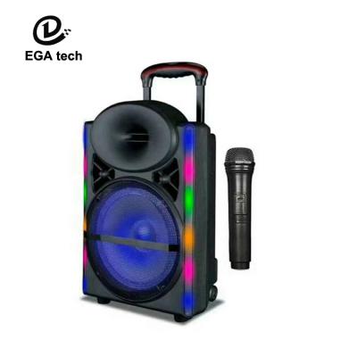 China 12inch PORTABLE Hot Bass Speakers New DJs Support FM/AUX/USB/SD/MMC/DVD/PC/MP3/MP4/Mobile Phone for sale