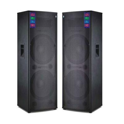 China Professional High Power Big Power Outdoor Stage Pair Bass DJ Speakers Active Speaker with USB/SD/FM/Bluetouch/Microphone for sale