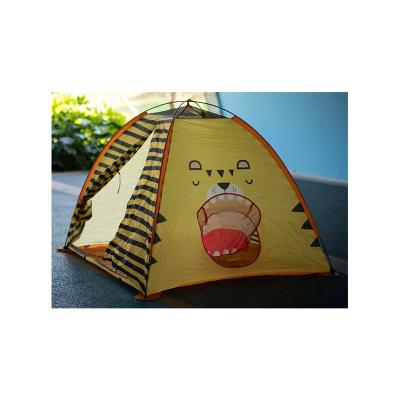 China Children's Toy Portable Tiger Sports Tent Children's Cartoon Animal Kids Play Indoor Outdoor Noise Toy House Tent for sale