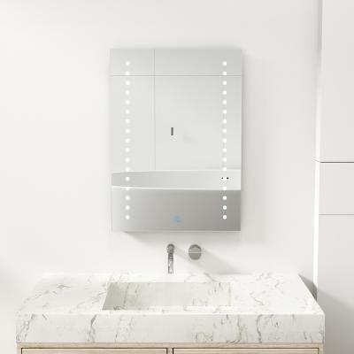 China Wall Mounted Luminous Smart Led Modern Home Lighting Decorative Bathroom Mirror Bath Mirror for sale