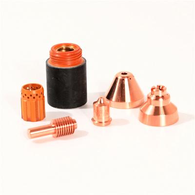 China Ankxia copper OEM for antorcha corte plasma cutting electrode nozzle material hipertherm powermax 45 xp TIP hulqotherm for sale