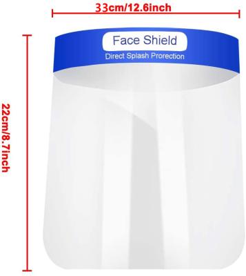 China PET protective face masks with clear vision, comfort sponge. Eye protection. Made in China for sale