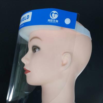 China PET Preventive Face Shield Transparent Full Face Anti-Fog Face Mask for sale