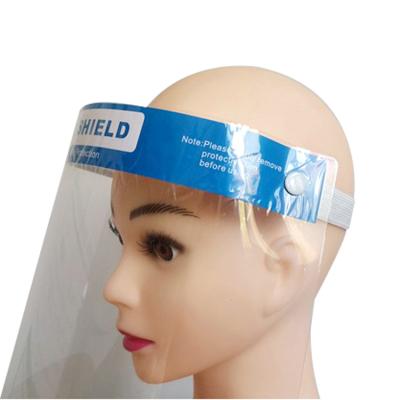 China All Fast Delivery PET Plastic Disposable Anti Fog Face Shield With Non Sterile for sale