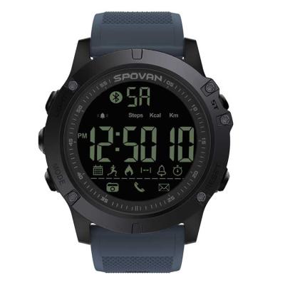 China APP Control Mobile Spovan Outdoor Hot Selling 5ATM Smart Wrist Watch for sale