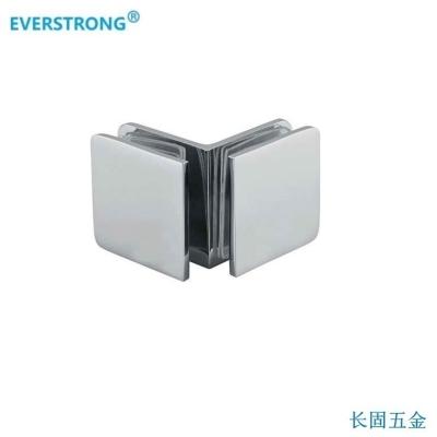 China Everstrong ST-C013 Modern Brass Glass Bracket Or 90 Degree Glass Connector for sale