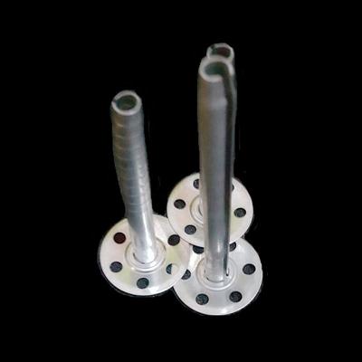 China Fixing Insulation Base Metal Material Perforated Insulation Fixing , Galvanized Insulation Wall Plugs for sale