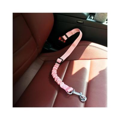 China Viable Supplier Shockproof Durable Elastic Pet Car Seat Belt Reflective Belt Buckle For Dogs for sale