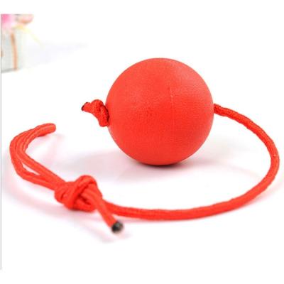 China New Style Dog Chew Toy Toys Rope Rubber Chew Viable Interactive Rubber Ball Tooth Cleaning Toy for sale