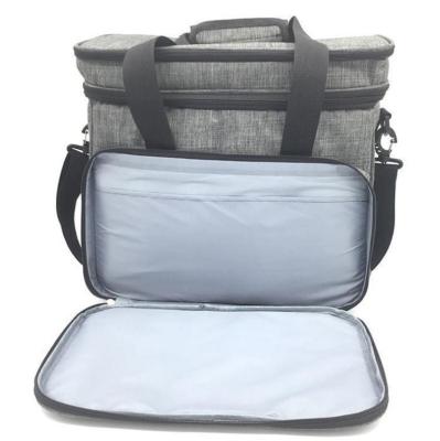 China Breathable Good Quality Portable Dog Walking Pocket Bag Double Layer Storage Bag For Dog Travel for sale