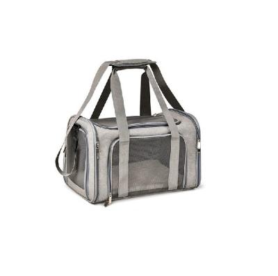 China Viable Factory Direct Large Capacity Pet Travel Carrier Bag Portable Breathable Pet Carrier Bag With Mesh for sale