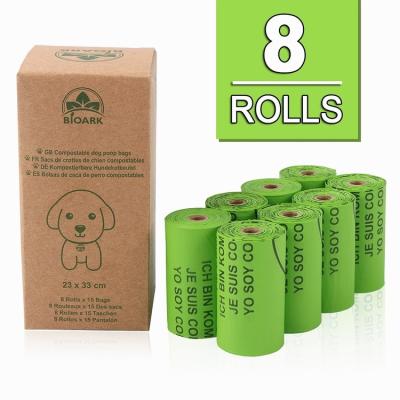 China Sustainable Wholesale Eco Friendly Dog Poop Bag Customized Waste Pet Biodegradable Dog Poop Bag for sale