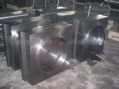 China Carbon Steel Forged Blocks With Rectangular Profile And Round Center for sale