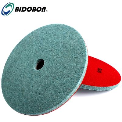 China High 10 Inch 250mm Wet Shiny Polishing High Quality Nylon Fiber Diamond Polishing Pads for sale