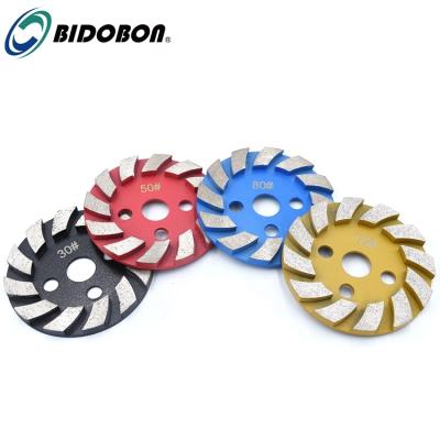 China 100mm 4inch Diamond Grinding Cup Marble Disc Wheel for Concrete Floor for sale