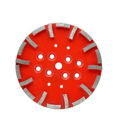 China Surface Grinding 10inch 250mm Blastrac Grinder Diamond Grinding Plates Disc For Concrete Floor for sale