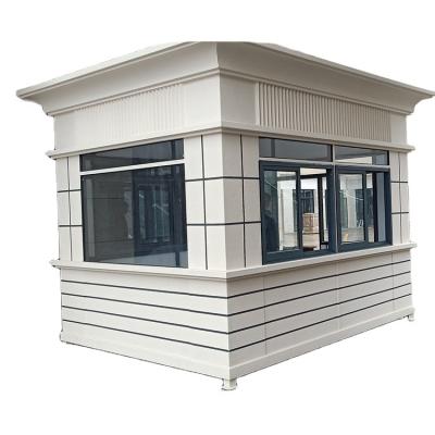 China Modern wholesale custom durable the guard house prefabricated houses movable  small container prefab police box in philippines for sale