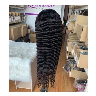 China Loose Deep Wave 13x4 Lace Front Wig 100% Transparent Hair Wigs for sale