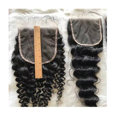 China Raw Unprocessed Virgin Brazilian Hair 6x6 VS LiShaHair Swiss Lace 5x5 HD Lace Closure Small Knots for sale