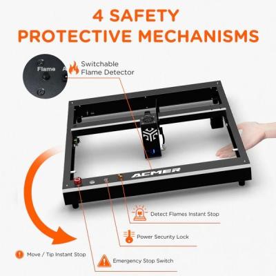 China 33W Integrated Laser Cutter Machine 30000mm/Min With Automatic Laser Air Assist for sale