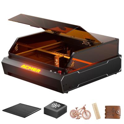 Cina 2 In 1 Dual Laser Laser Engraving Cutting Machine 390x400mm Engraving Working Area in vendita