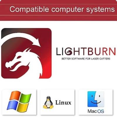 China LightBurn Software GCode License Key Compatible Windows Mac OS and Linux à venda