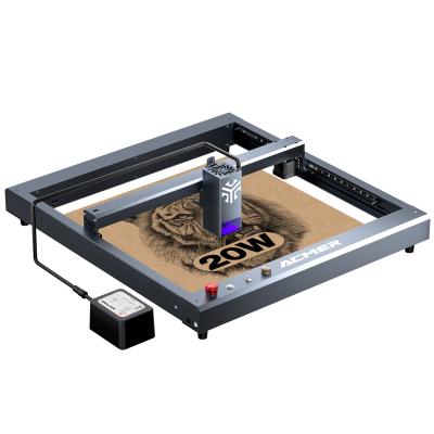 Κίνα ACMER P2 20W Laser Engraver Cutting Machine, USB Connected Wood Laser Cutter με ταχύτητα χαρακτικής 30000mm/min προς πώληση