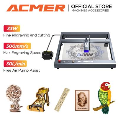 中国 ACMER P2 33W Laser Engraver Cutting Machines With High Speed 30000mm/min 販売のため