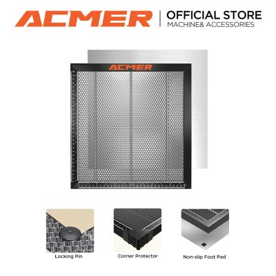 中国 ACMER E10 レーザー ミツバチベッド 440*440mm,低保守 ミツバチコアベッド 滑らかな表面と安定性 販売のため