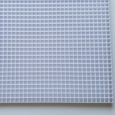 China Eggcrate White Plastic Eggcrate Grill Light Diffuser, Canopy Grille, Acrylic Sheet, Made in China Egg Crate for sale