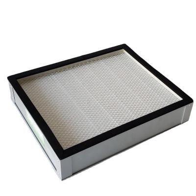 China Air Filtration System Frame Polyester Fiber Paper Board Aluminum Hepa Waterproofing Material Air Filter For Cleanroom for sale